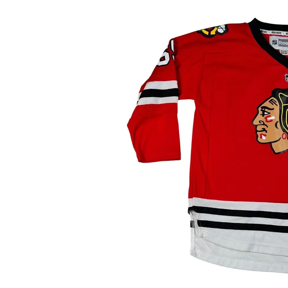 Reebok Chicago Blackhawks NHL Andrew Shaw #65 Red Jersey Youth Sz L/XL - Picture 3 of 12